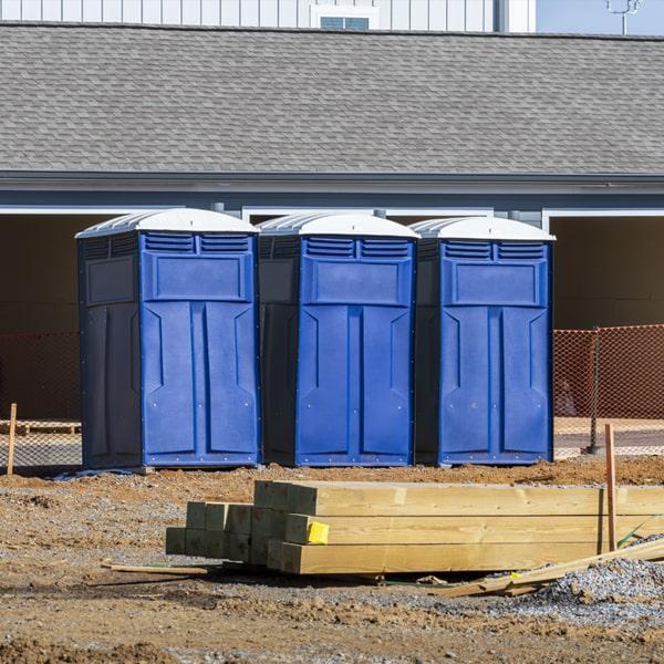 job site portable toilets services our porta potties on job sites once a week, but can also provide additional servicing if needed